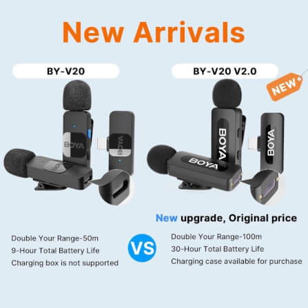ไมโครโฟนไร้สาย BOYA MICROPHONE BOYA BY-V20 (V2.0)_2